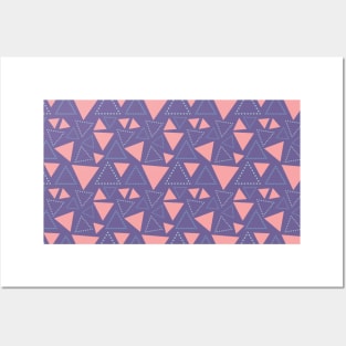 Triangle Seamless Pattern 016#002 Posters and Art